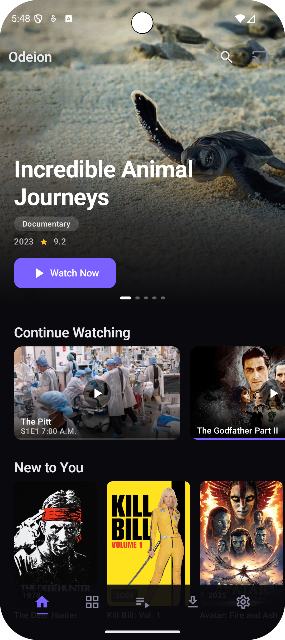 Odeion on Android